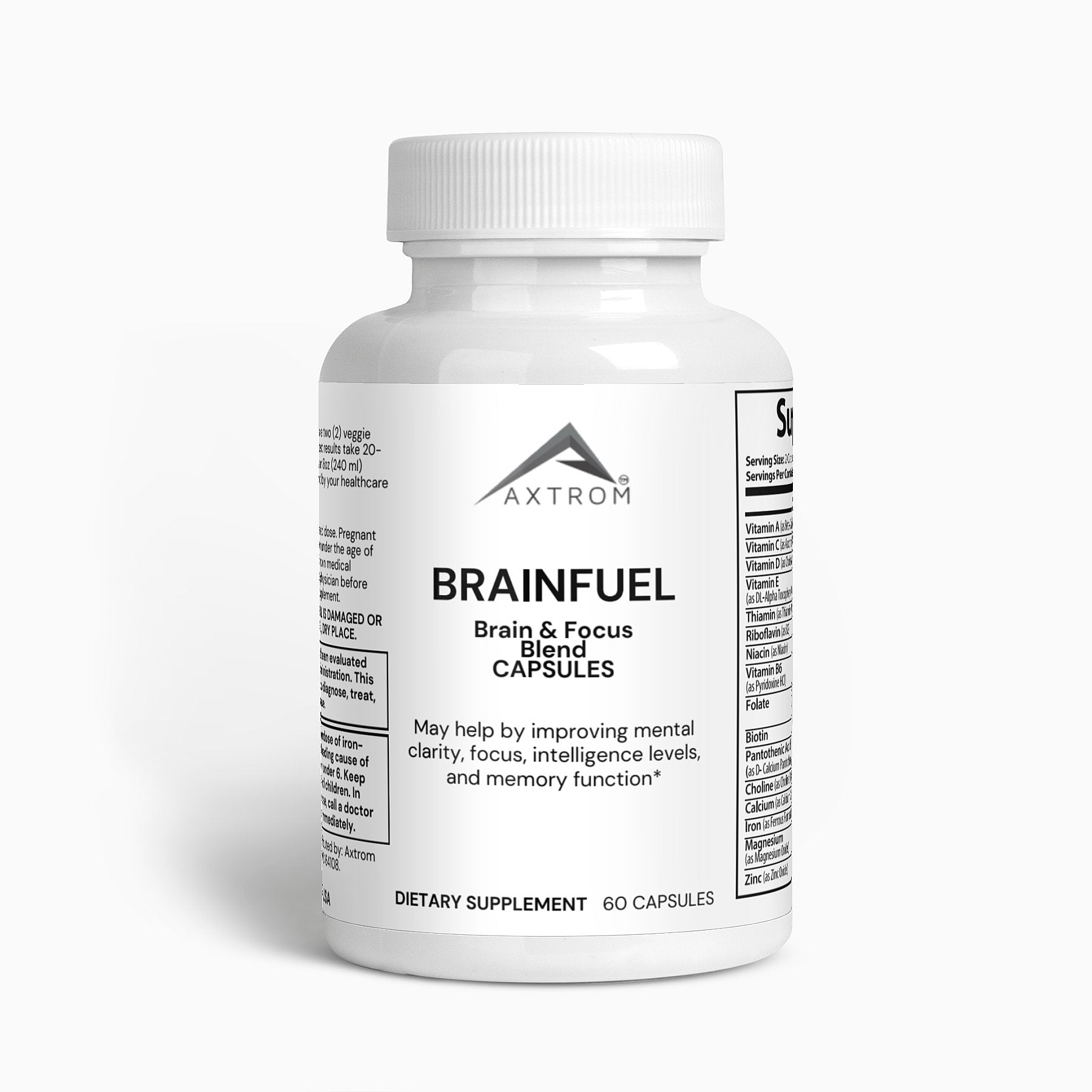 BrainFuel Capsules (Brain & Focus Blend)