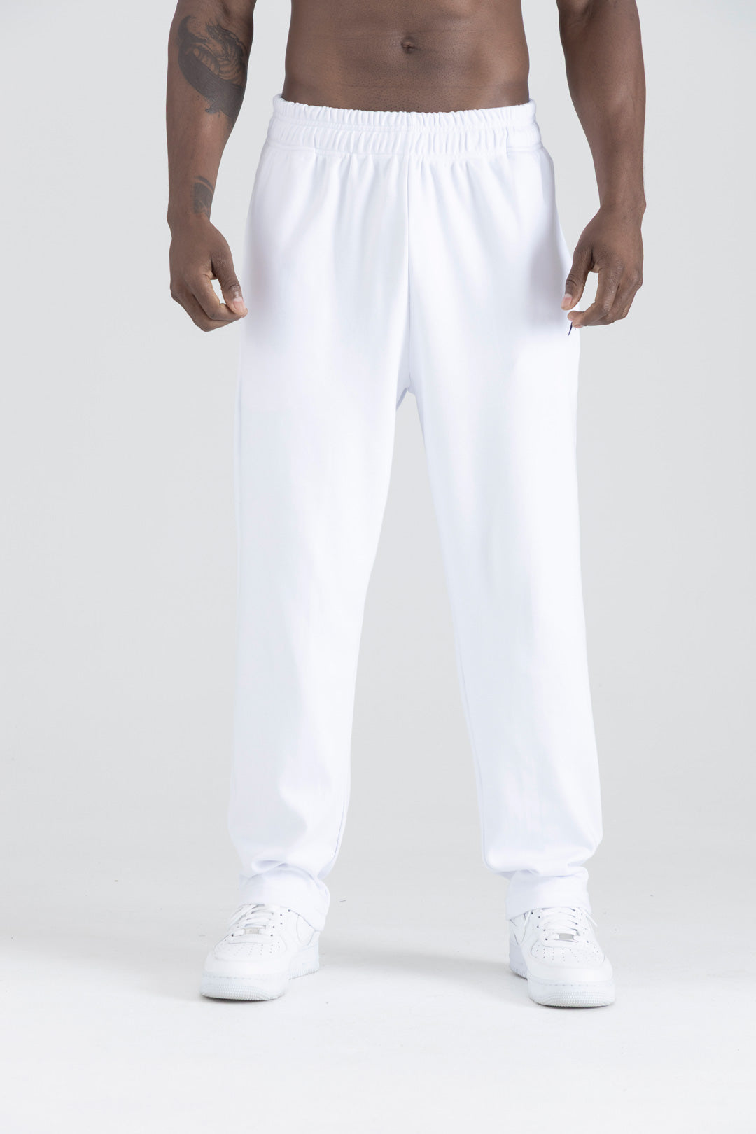 Joggers Bota Recta (Blancos)