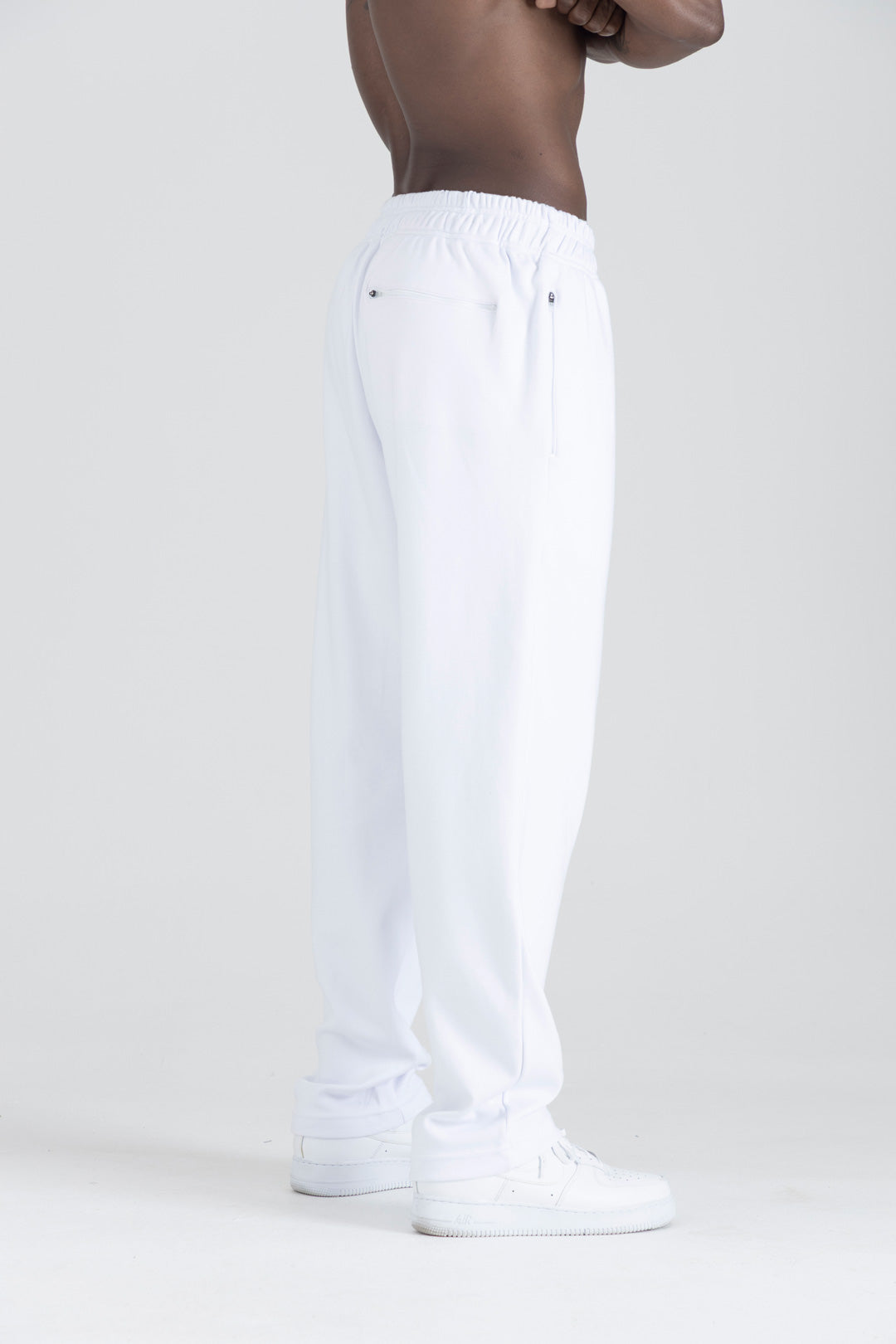 Joggers Bota Recta (Blancos)