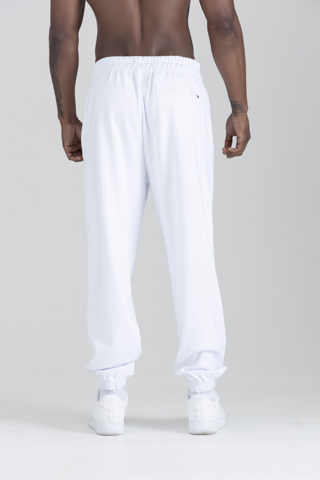 Joggers Ajustados (Blancos)