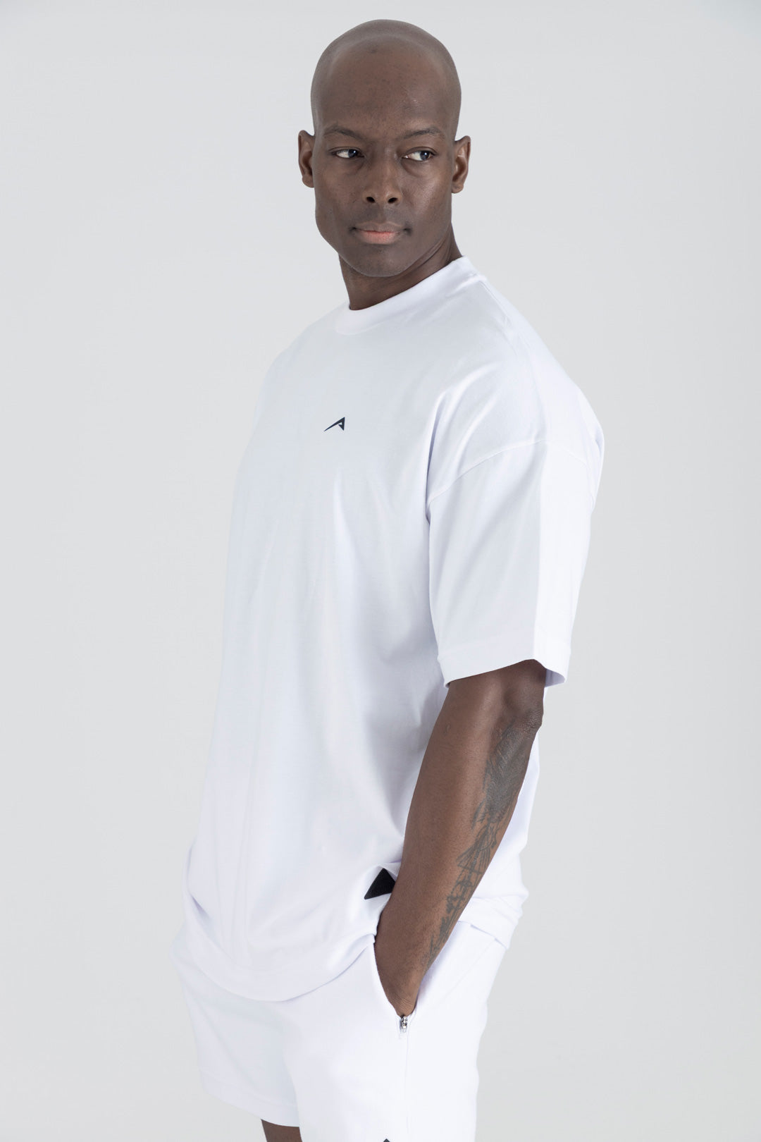 Camiseta Volumen Oversized (Blanca)