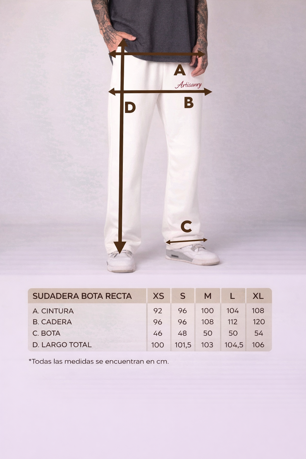 Joggers Regular Fit Natural (Artisanry)