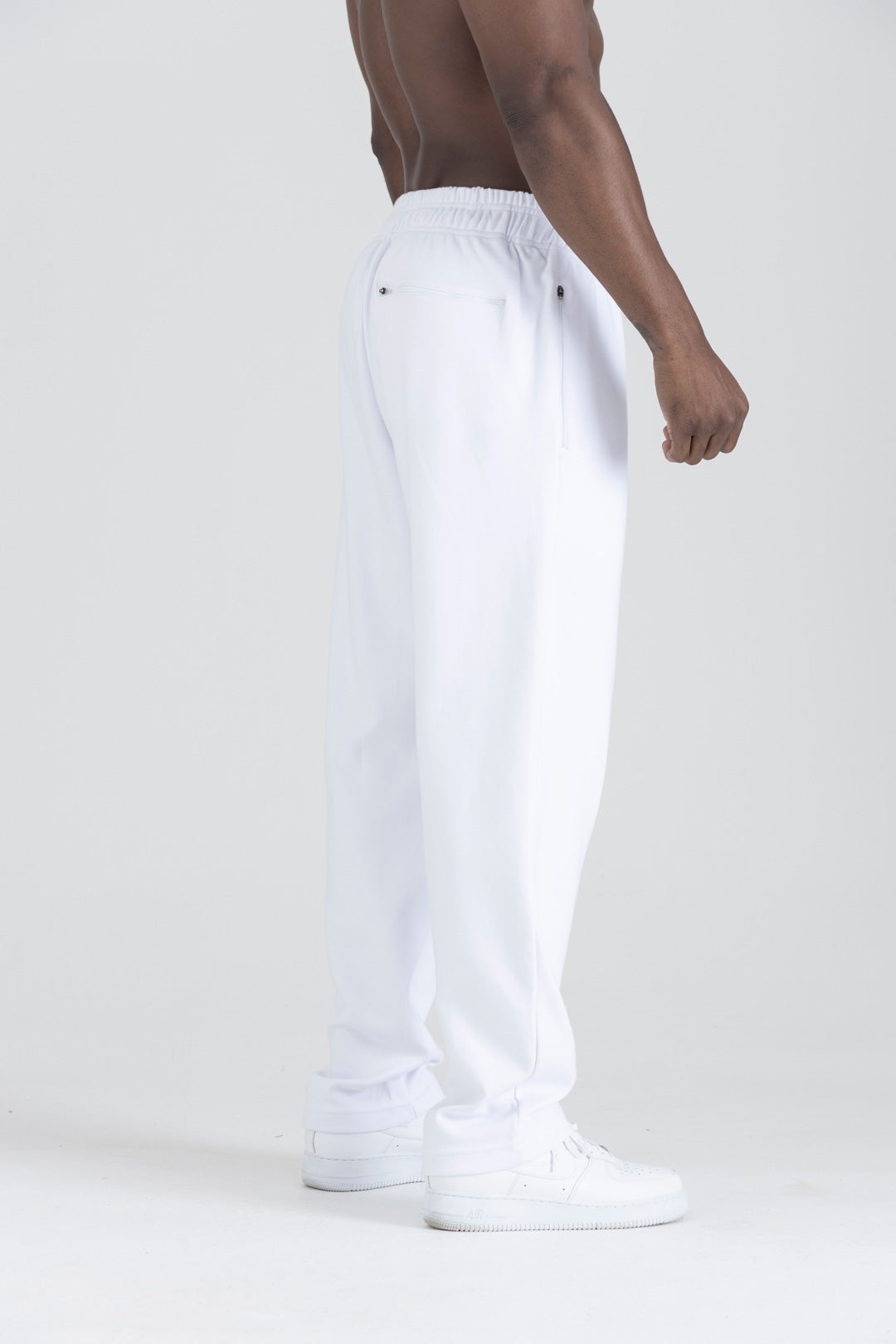 Joggers Bota Recta (Blancos)