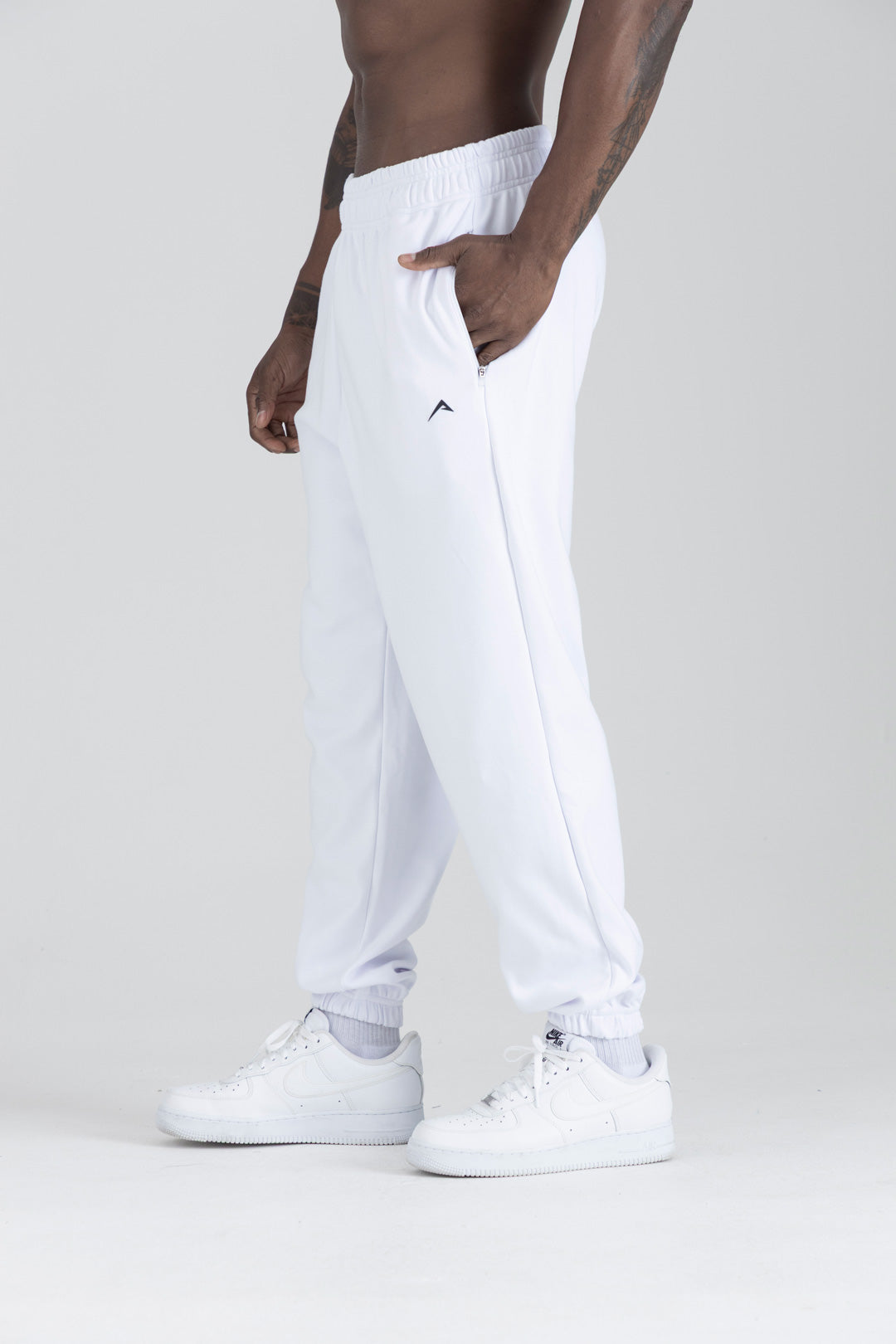 Joggers Ajustados (Blancos)