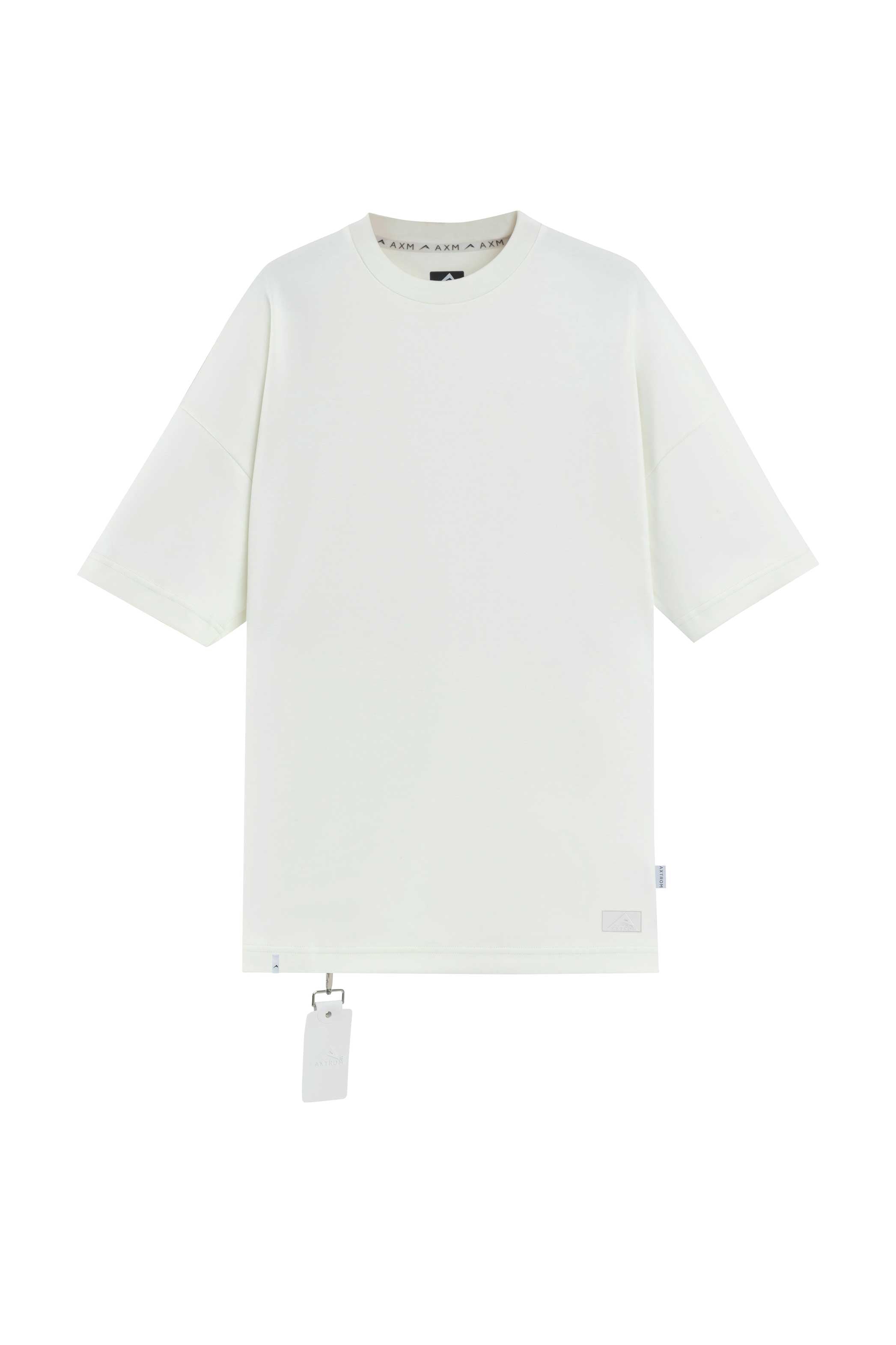 Minimal Oversized Heavy T-Shirt (Ivory)