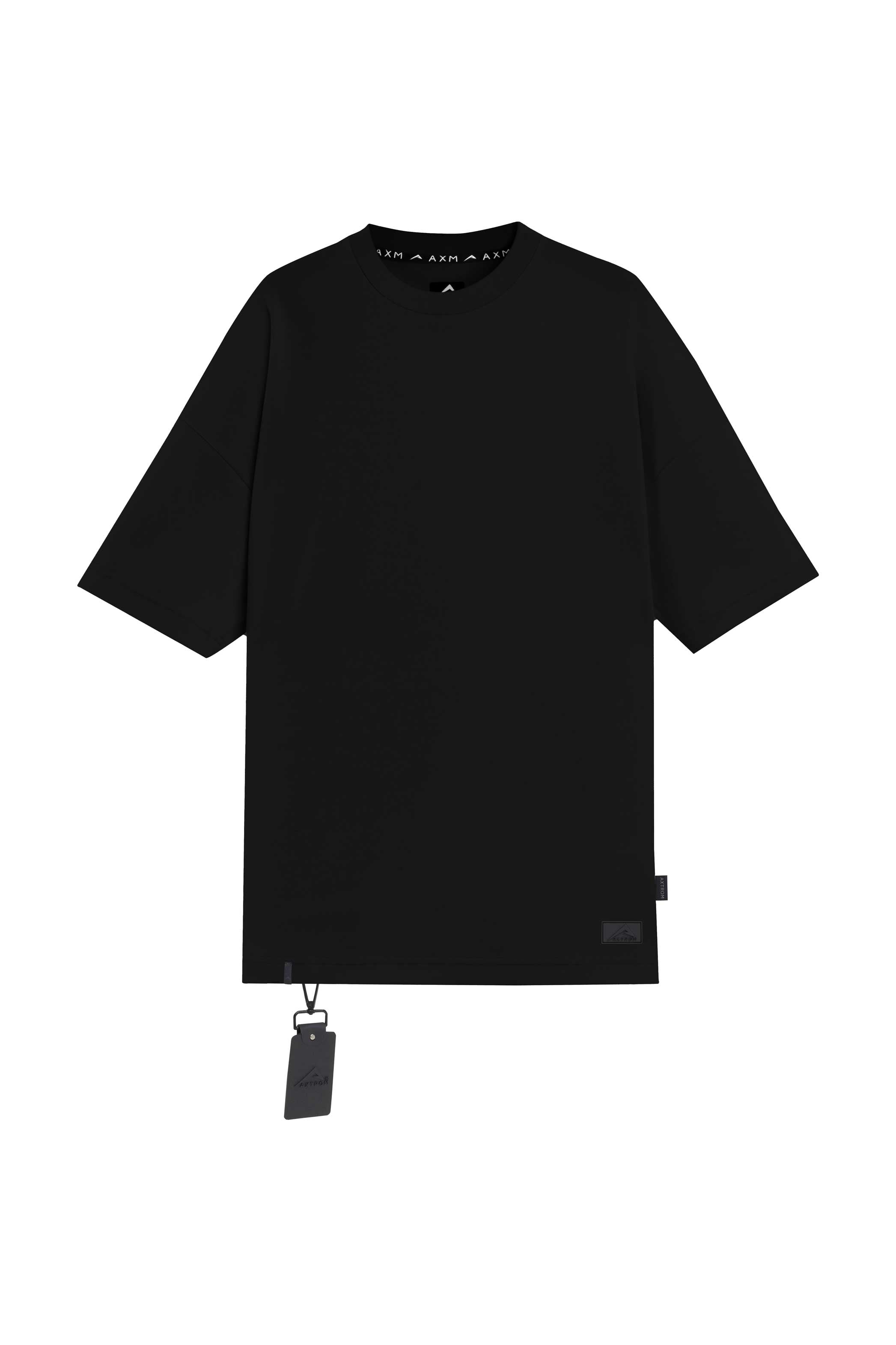 Minimal Oversized Heavy T-Shirt (Black)