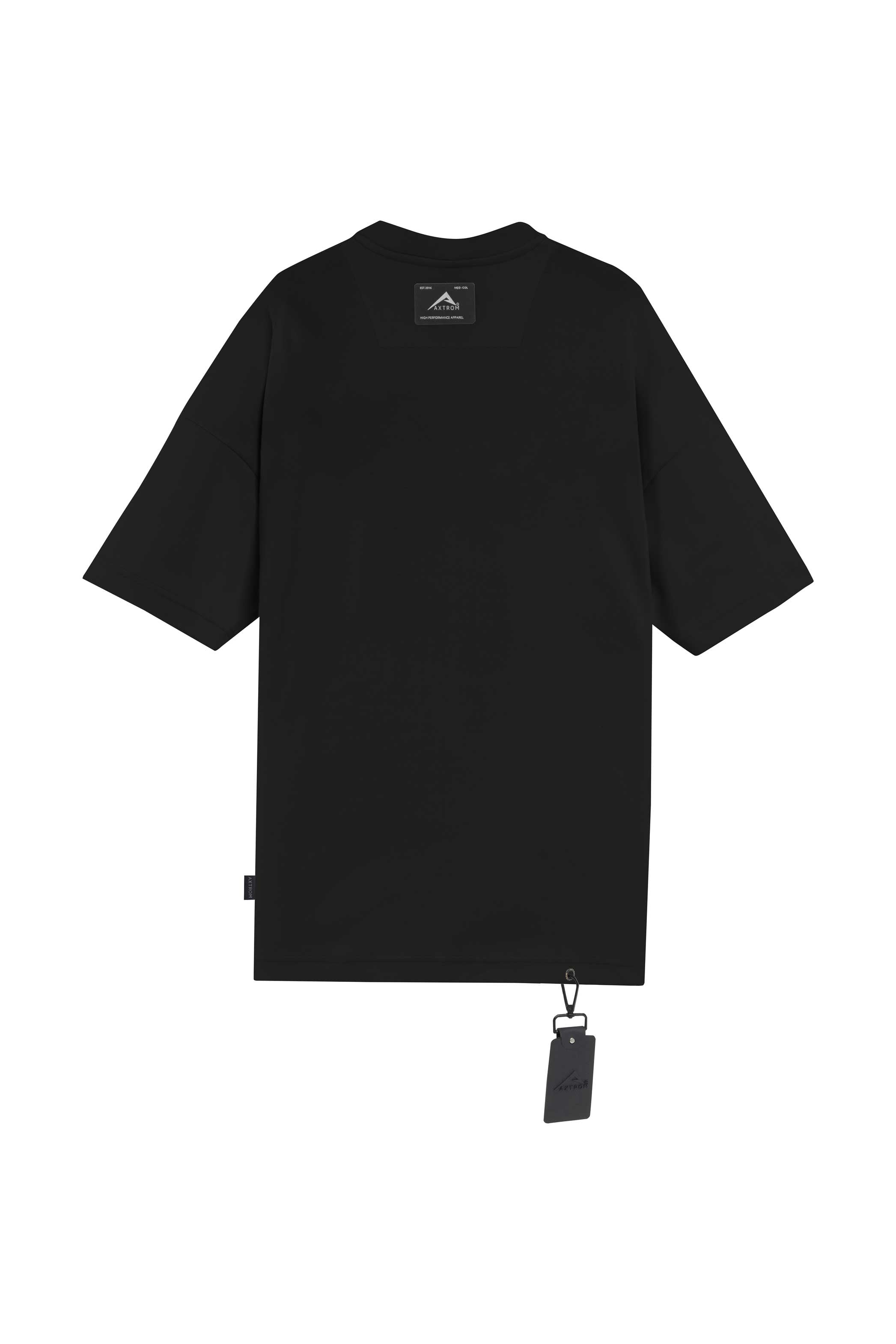Minimal Oversized Heavy T-Shirt (Black)