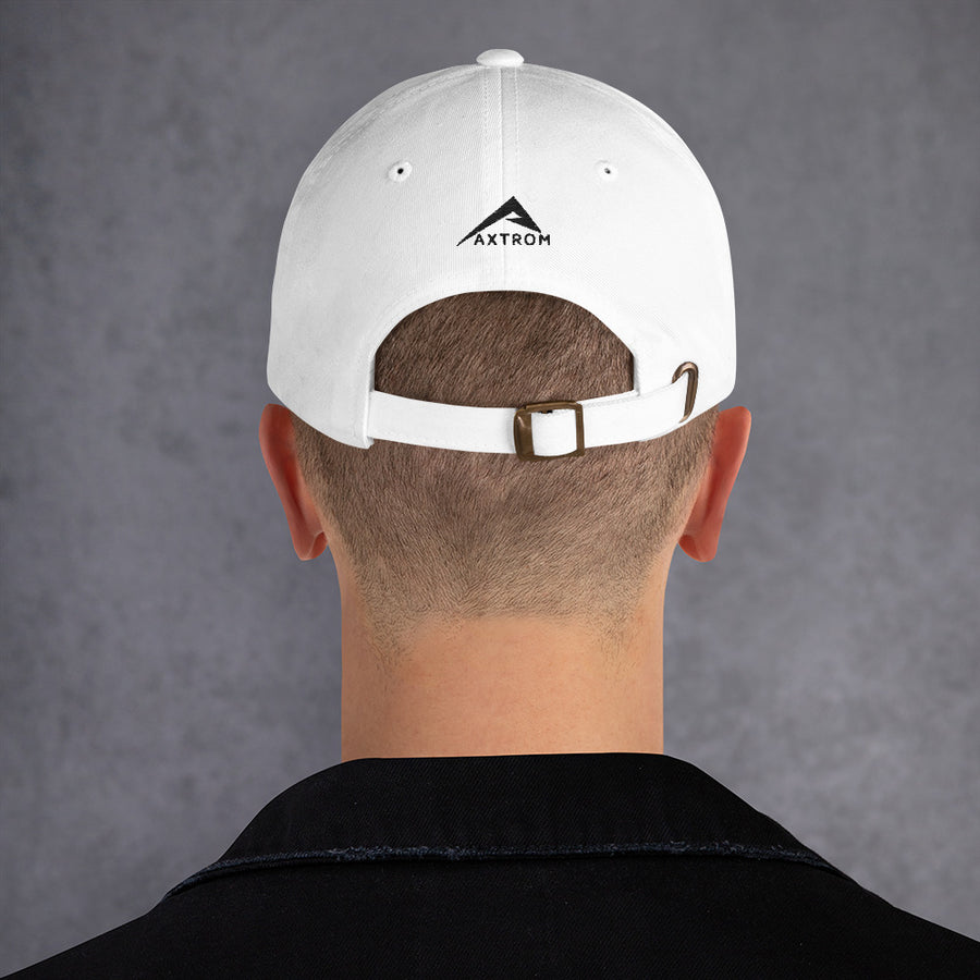 Classic curved hat (White/Black)