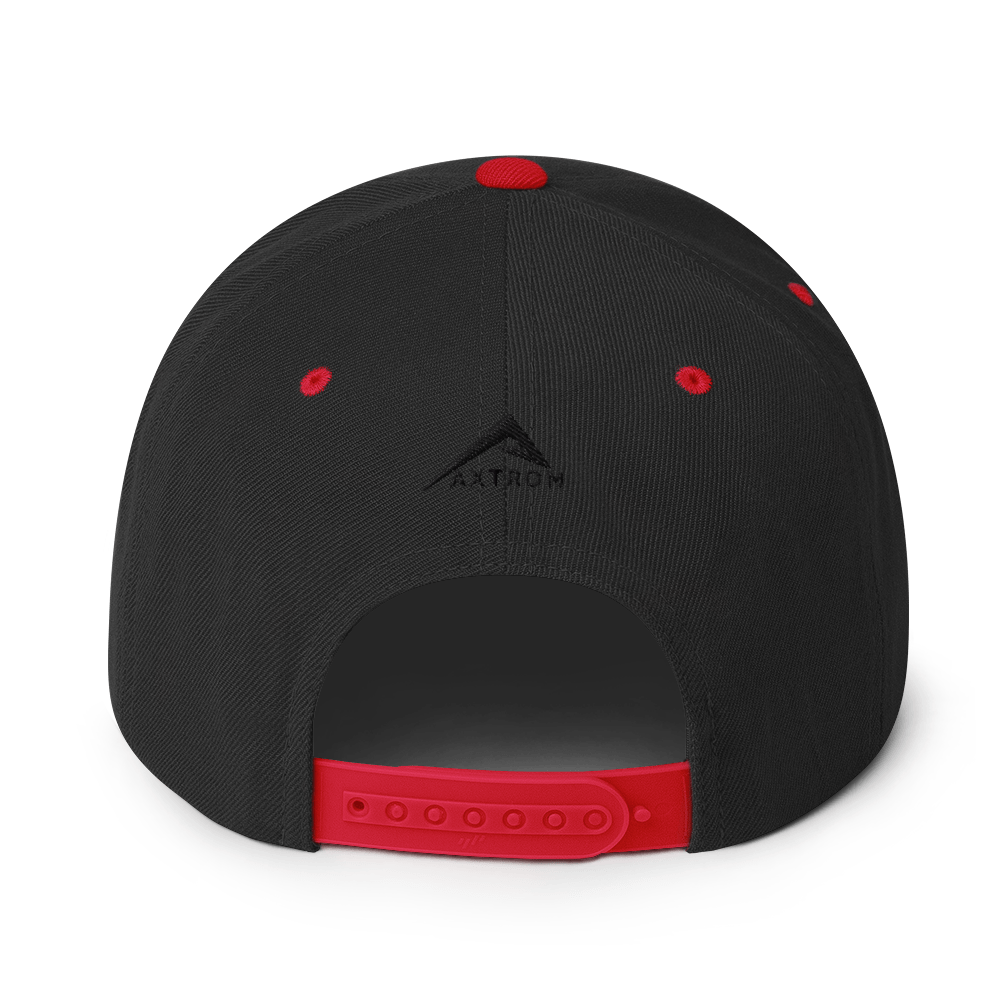 Original Snapback (Black/Black+Red)