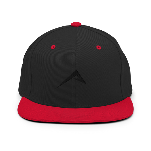 Original Snapback (Black/Black+Red)