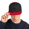 Original Snapback (Black/Black+Red)