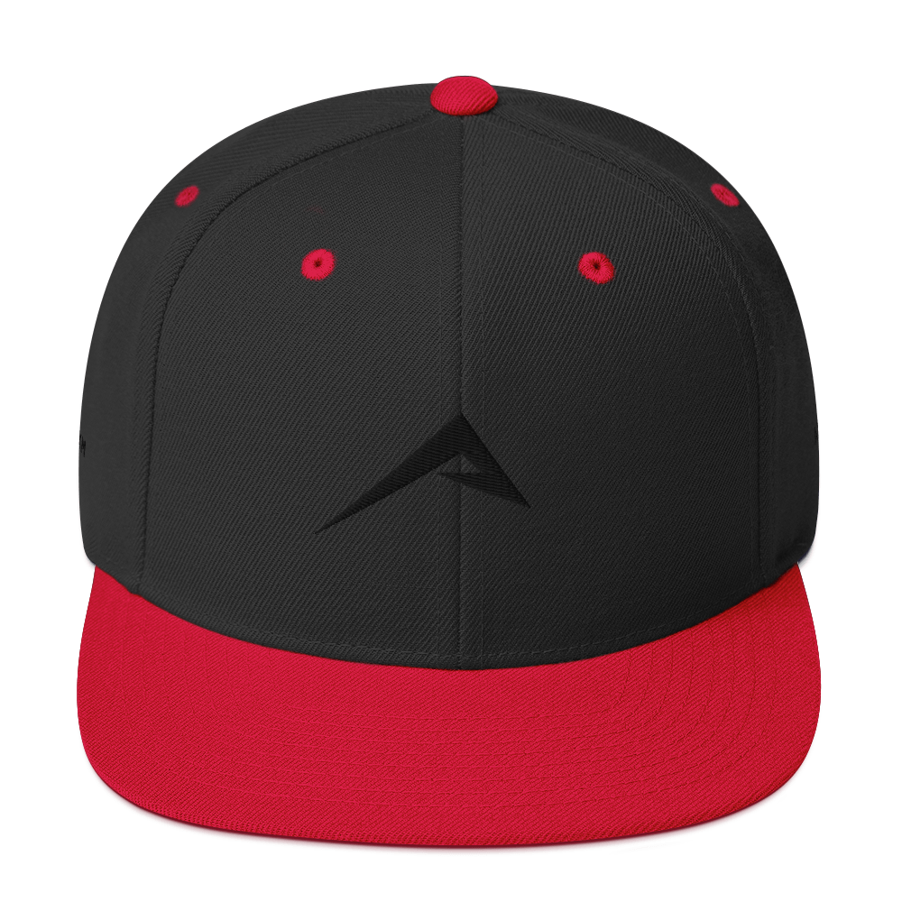 Original Snapback (Black/Black+Red)