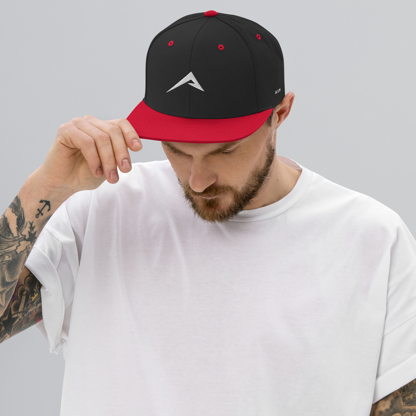 Original Snapback (White/Black+Red)