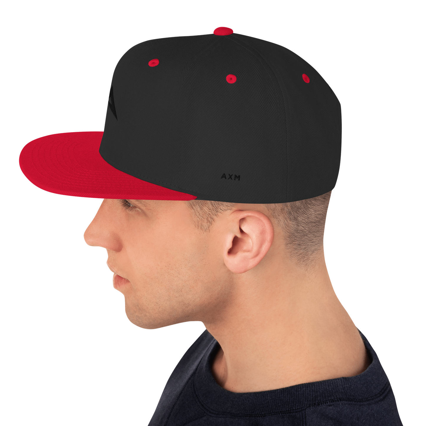 Original Snapback (Black/Black+Red)