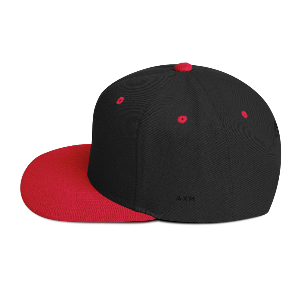 Original Snapback (Black/Black+Red)