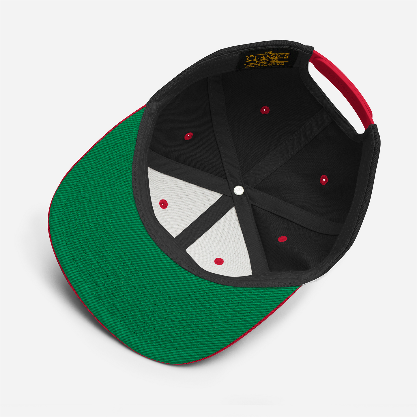 Original Snapback (White/Black+Red)