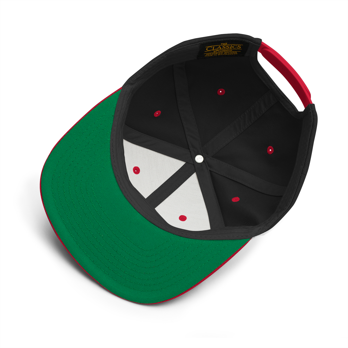 Original Snapback (Black/Black+Red)