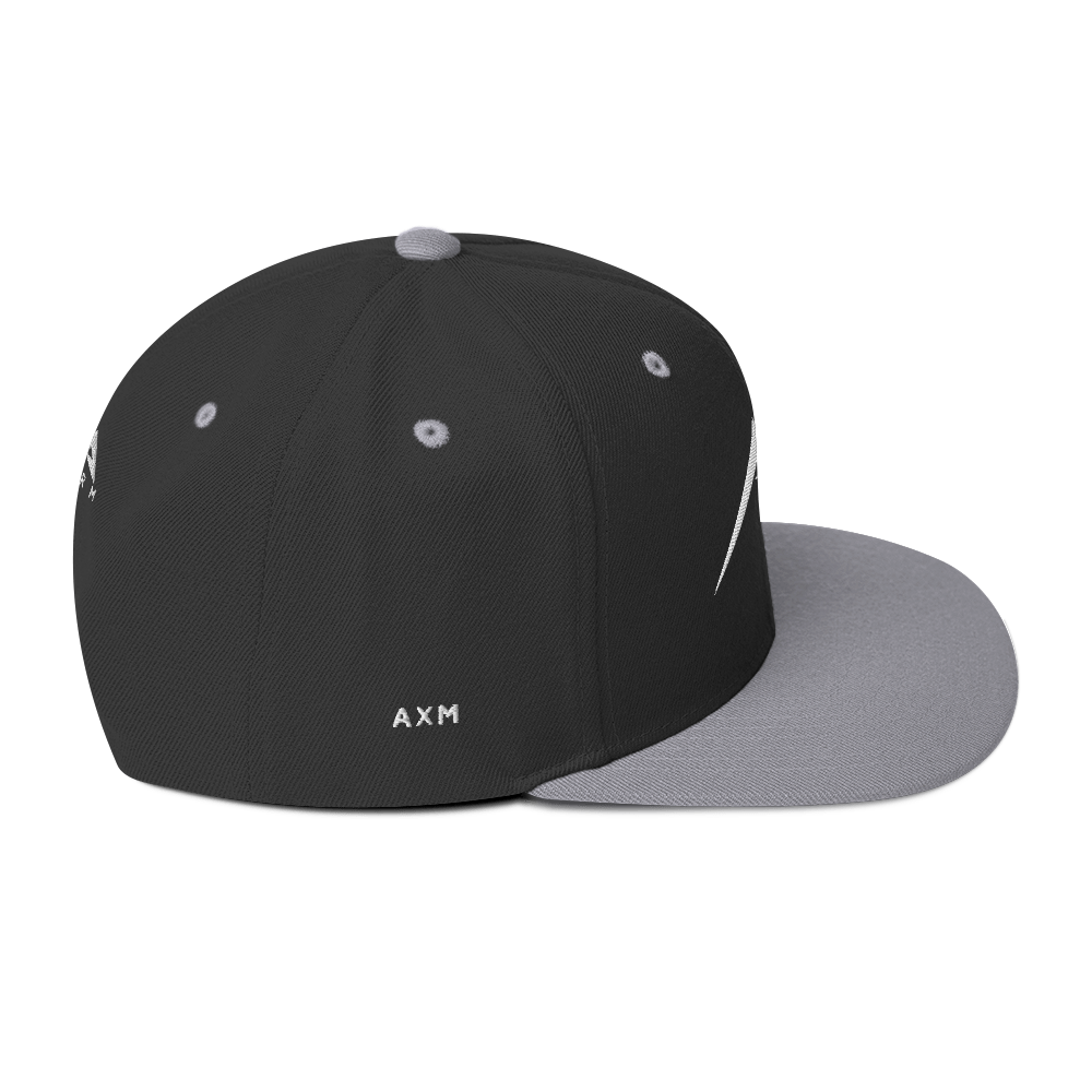 Original Snapback (White/Black+Silver)