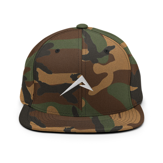 Original Snapback (White/Green Camo)