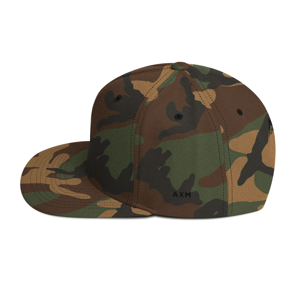 Original Snapback (Black/Green Camo)